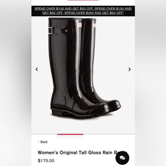 Hunter Rain boots/ TALL - Picture 2 of 5